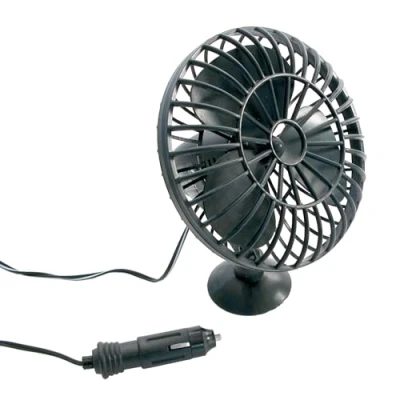 Imagen de Carpoint 0510019 Ventilador con Ventosa (12 V), Color Negro