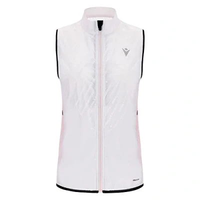 Imagen de Macron Run Scd Beverly Reflex W Break Chaleco Wht/Ncor Wmn Cortavientos, Mujer, Color Blanco, X Large