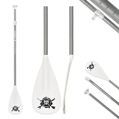 Imagen de FunWater Sup Paddel Paddle Board de paleta ajustable 3 piezas Remo ligero y flotante Durable almacenable, hojas nailon reforzadas golpe eficiente
