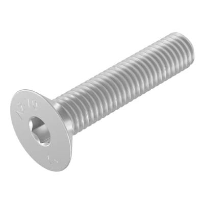 Imagen de Tornillo avellanado SECCARO M12 x 60 mm, acero inoxidable V2A VA A2, DIN 7991 / ISO 10642, hexágono interior, 20 piezas
