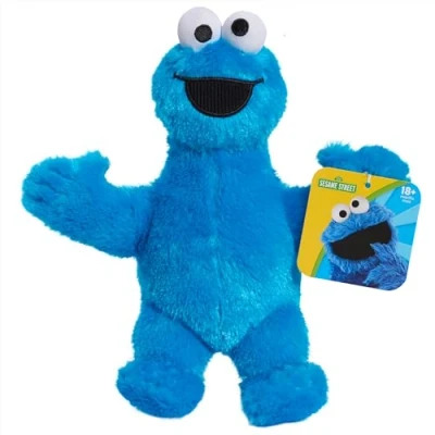 Imagen de Just Play Peluche del Monstruo de Las Galletas Sesame Street Friends, sostenible 20 cm, Juguetes para niños a Partir 18 Meses