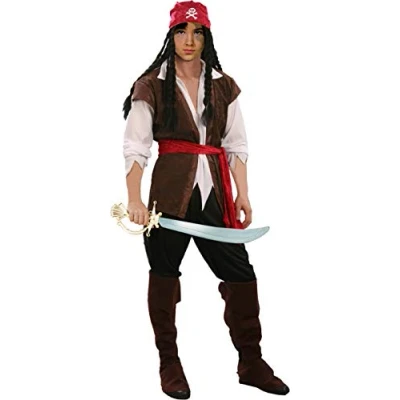 Imagen de Ciao Pirata Jack Disfraz niño con Espada de Juguete, Multicolor, 5 7 Anni (27023.5 7)