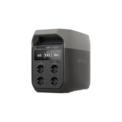 Imagen de Estación de energía portátil EF ECOFLOW DELTA 3, generador solar 1024 Wh, batería LFP, carga rápida del 0 a 70% en 30 minutos, con SAI para el hogar, campings y caravanas,banco incluido