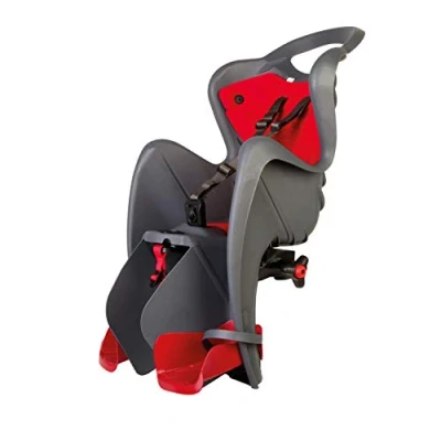 Imagen de Mr. Fox Asiento Posterior de Bicicleta para niños hasta 22 kg, 3 a 8 años Se Fija al Portaequipaje Gris Oscuro