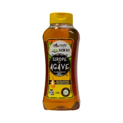 Imagen de Drasanvi ECOSANA SIROPE DE AGAVE CERTIFICADO BIO by Edulcorante NATURAL con BAJO ÍNDICE GLUCÉMICO VEGANO SIN GLUTEN 900ml