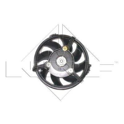 Imagen de NRF 47207 Ventilador de radiador 280 12 220 con bastidor (armazón) AUDI: A4 B5 Berlina, A6 C5 Avant, Berlina