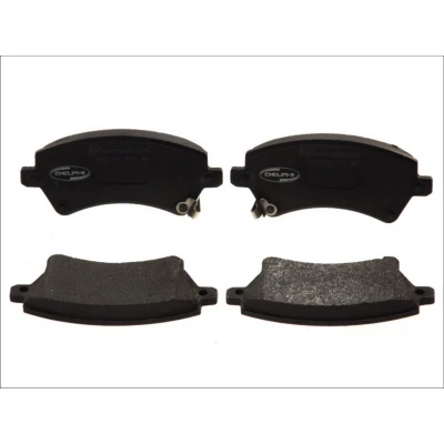 Imagen de DELPHI LP1737 Juego de pastillas freno con avisador acústico desgaste Chapa antichirridos sin accesorios TOYOTA: Corolla IX Hatchback