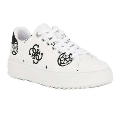 Imagen de GUESS Tenis Denesa para mujer, blanco 148, 38 EU
