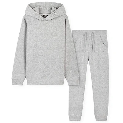 Imagen de CityComfort Conjunto de 2 Piezas Sudadera con Capucha y Pantalon Chandal Para Niño 100% Algodon (Gris, 3 4 años)