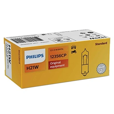 Imagen de PHILIPS 12356CP Bombillas 12V 21W H21W, Lámpara halógena en miniatura VOLKSWAGEN: Caddy Alltrack IV Kombi, RENAULT: Clio 4, BMW: X6