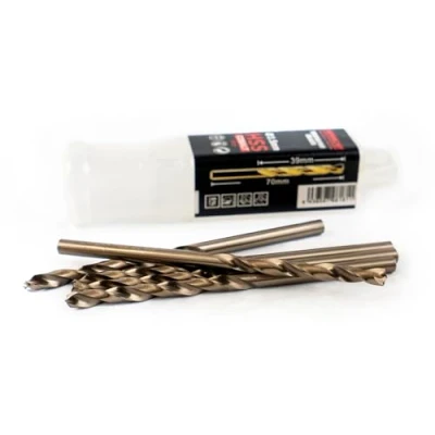Imagen de Ferrcan Brocas para metal HSS DIN338 M35 5% cobalto Turbomax taladrar en acero inoxidable, hierro y otros metales paquete de 5 unidades por medida (3.5mm)