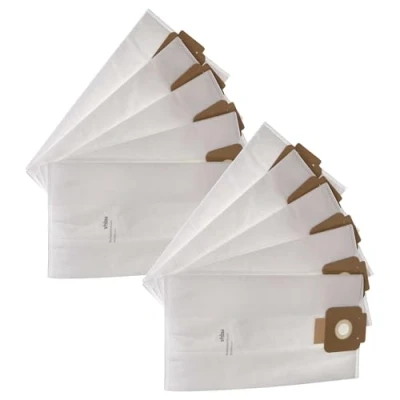 Imagen de vhbw 10x Bolsa aspiradora compatible con Columbus ST 7 vellón micro, 40,8 cm x 22,8 cm, blanco