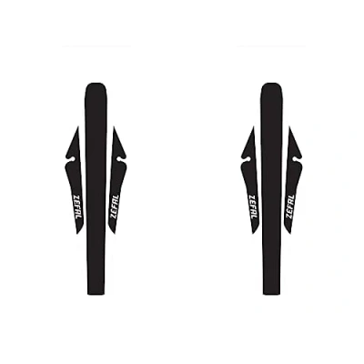 Imagen de ZEFAL Pack Shield Lite M, Guardabarros Ciclismo, Blanc/Noir, Taille M 2502