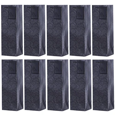 Imagen de Paquete de 10 pieces bolsos la botella nobles regalo nero para vino, cava y champán 36x12x10
