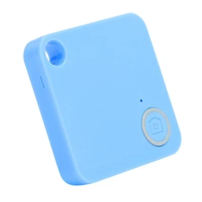 Imagen de Rastreador Bluetooth, buscador de Llaves y localizador artículos para Llaves, Bolsos más con un Rango Trabajo 10 m Encontrar Control Remoto, Mascotas Billetera(Azul)
