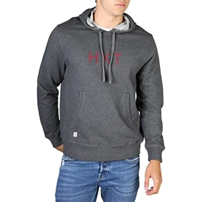 Imagen de Hkt by Hackett Hoody Sudadera, (Charcoal 987), Small para Hombre
