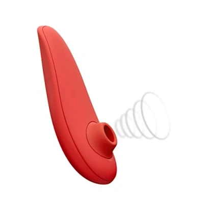 Imagen de Womanizer Special Edition Juguete Pleasure Air, Vibrador de succión clítoris, Estimulador Resistente al agua, Recargable Vivid Red