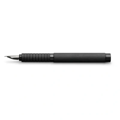 Imagen de Faber Castell Essentio Aluminium Black FP F