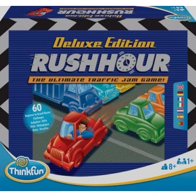 Imagen de Think Fun Juego de Mesa en español (TF5050) Rush Hour Deluxe
