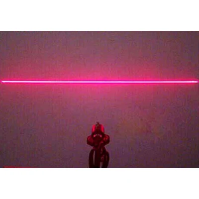 Imagen de 12x45mm Ajustado Laser Linea Módulo 200mW 650nm Rojo Diodo Láser/AC + Soporte Adaptador