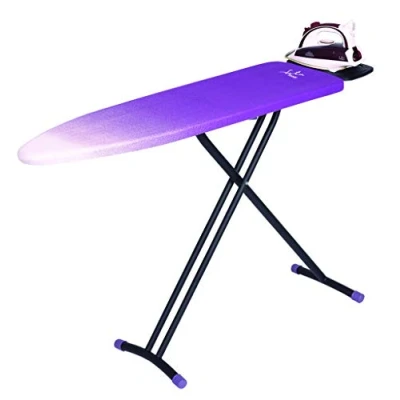 Imagen de Tabla de planchar Jata TP500 VITAL, Multiposiciones, Patas antideslizantes, Violeta