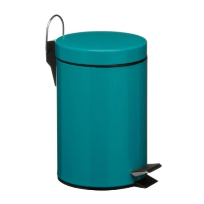 Imagen de Premier Housewares 3 L Cubo de Basura, Metal, Turquesa, Centimeters