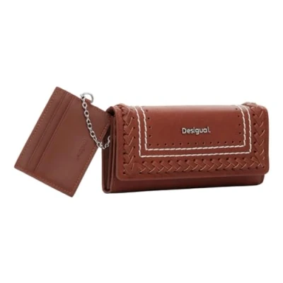 Imagen de Desigual Trama Mariona Long Wallet Camel