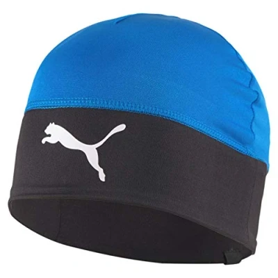 Imagen de PUMA teamLIGA Beanie Jr Gorro, Unisex niños, Electric Blue Lemonade/Puma Black, OSFA