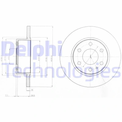 Imagen de DELPHI BG4164 Disco de freno 296 16 6 macizo aceitado sin procesar cojinete rueda, anillo sensor ABS IVECO: DAILY 4, 4 Kasten/Kombi