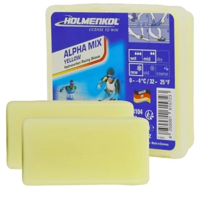Imagen de Holmenkol Alphamix Yellow 2x35g Ski and snowboard wax