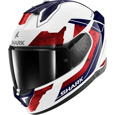 Imagen de SHARK, Casco Moto Integral SKWAL i3 RHAD White / Red WUR, S