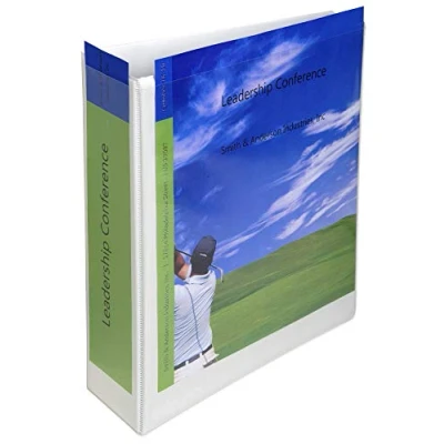 Imagen de Exacompta 53955E KreaCover Prem&#039;Touch Archivador de palanca con fundas personalización en la parte posterior y tapa trasera 5 cm, 2 almacenamiento interiores, color blanco