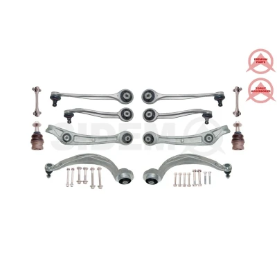 Imagen de SIDEM 37255 Juego de reparación del Brazo suspensión oscilante longitudinal Eje delantero con material fijación AUDI: A4 B8 Berlina