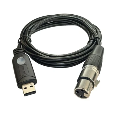 Imagen de DSD TECH Cable de interfaz USB a DMX con chip FTDI 5.9FT