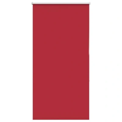 Imagen de vidaXL Estor Enrollable Opaco Rojo 70x150 cm Tela Ancho 65,7 cm, día y Noche, de Cocina, Enrollable,