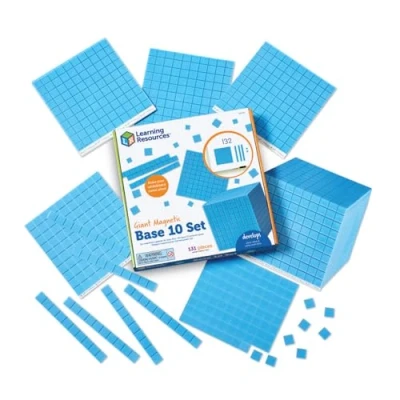Imagen de Learning Resources Set gigante de base diez magnético para usar en explicaciones