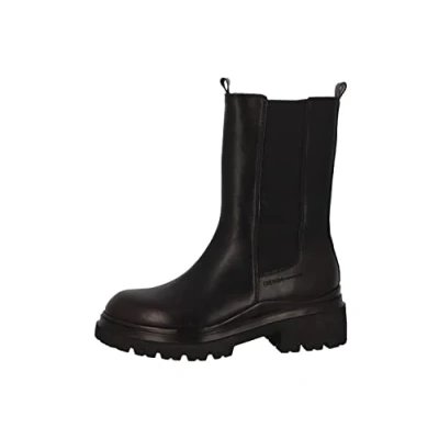Imagen de TOM TAILOR 4295208, Botas Estilo Chelsea Mujer, Negro, 42 EU