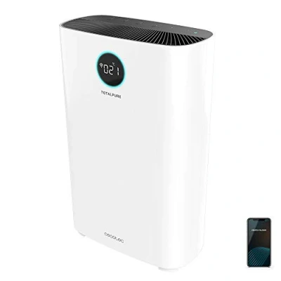 Imagen de Cecotec Purificador de Aire TotalPure 5000 Connected. 400 CADR, Cobertura 130m3, Pantalla LED, Control por Wi Fi