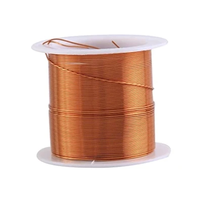 Imagen de alambre de cobre esmaltado 0,5 mm x 10 m, esmaltado, magnético para bobina inductancia esmaltada del transformador
