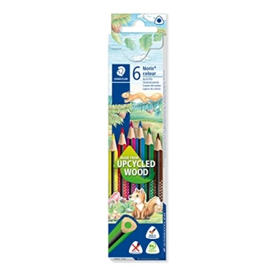 Imagen de Staedtler Noris 187 C6. lápices ecológicos. Caja con 6 de colores variados.