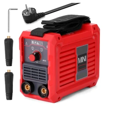 Imagen de SVE Mini Soldador Inverter 250A Tecnología IGBT Corriente Continua DC MMA Pantalla Ditital Puerto USB de carga Incluye 5 Electrodos, Careta, Piqueta, Pinza Negativo, Porta Electrodo