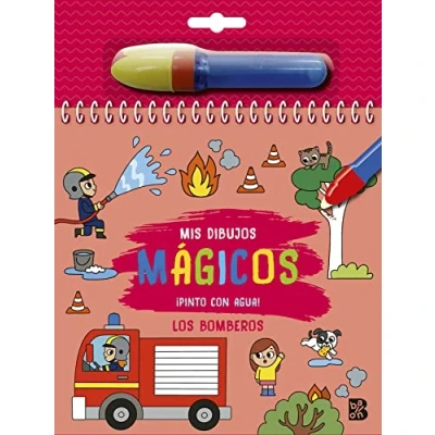 Imagen de PINTO CON AGUA LOS BOMBEROS (MIS DIBUJOS MÁGICOS AGUA)