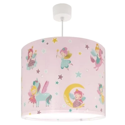 Imagen de Dalber Lámpara De Techo Colgante Infantil Fairy Dreams Hadas Rosa