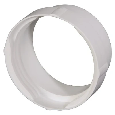Imagen de Adaptador de manguera escape para secadora (ideal secadoras con conexión 100 mm) blanco