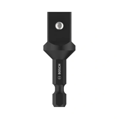 Imagen de Bosch Professional 1x Adaptador Impact Control para Llaves de Vaso (1/4&quot; HEX a 1/4&quot; Cuadrado, Longitud 50 mm, Accesorios Taladros)