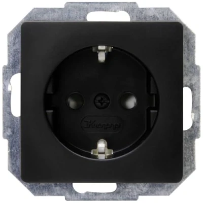 Imagen de Kopp Einsatz Steckdose Paris negro (mate) 920650080
