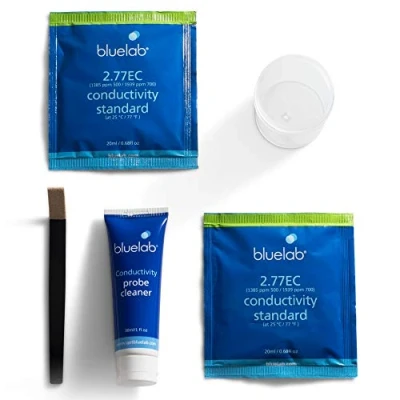 Imagen de Bluelab CAREKITCON Kit de limpieza para sondas conductividad, transparente limpiar, calibrar y mantener sus TDS medidor, monitor, controlador