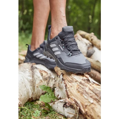 Imagen de adidas Performance Terrex AX4 GTX Zapatillas de senderismo, Mujer, Talla: 40, Core black grey three mint ton Zapatos