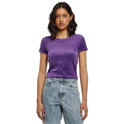 Imagen de Urban Classics Camiseta básica, Mujer, Talla: Medium, Realviolet