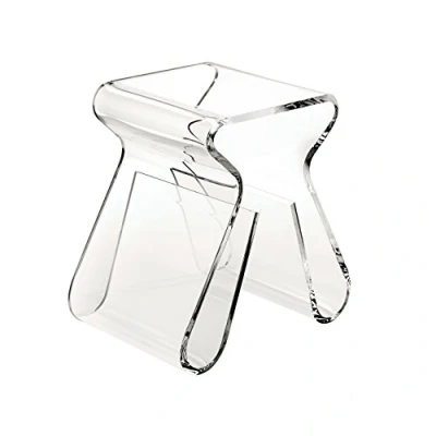 Imagen de Umbra Magino Taburete y revistero, Acrílico, Transparente